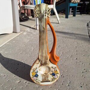 Unique Vintage MCM 1960s Italian Marcella Chianti Lute Decanter